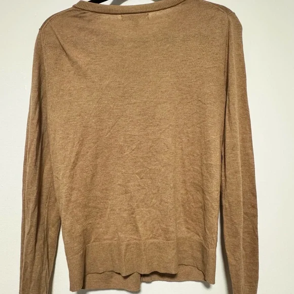 Banana Republic Camel Button-Up Cardigan - Picture 3 of 11